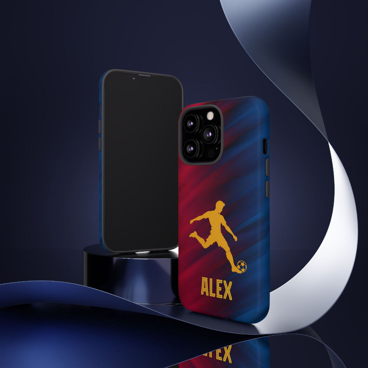 Personalized Football Phone Case - Custom Name Soccer Case - iPhone & Samsung Cover - Soccer Fan Gift