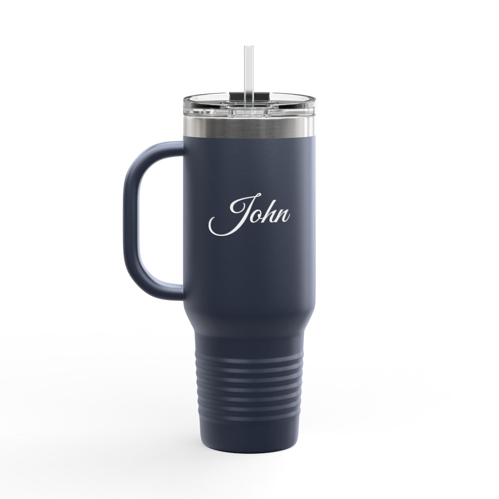 Grandpa Classic Cars Tumbler – Insulated Travel Mug with Handle