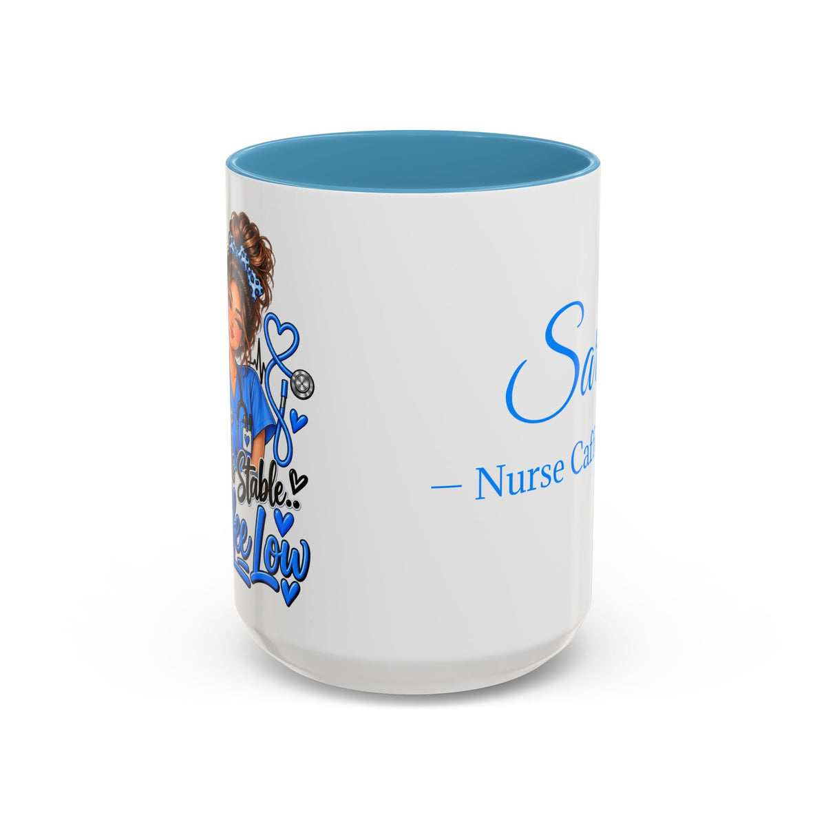 Vitals Stable Coffee Low Nurse Mug | Funny Nursing Coffee Cup for Nurses