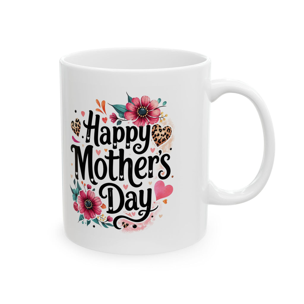 Personalized Mothers Day Mug | Custom Name Mom Coffee Cup | Best Mom Ever Gift | Happy Mothers Day Mug | Gift for Mom | Floral Mug