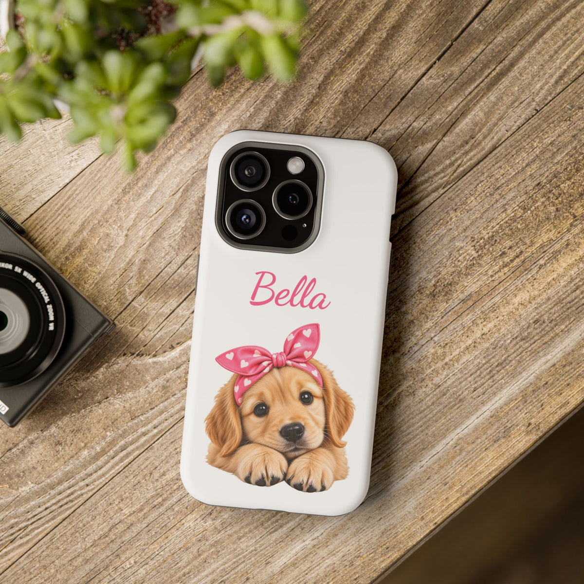 Personalized Dog Phone Case – Custom Pet MagSafe Compatible Phone Cover – Gift for Dog Lovers