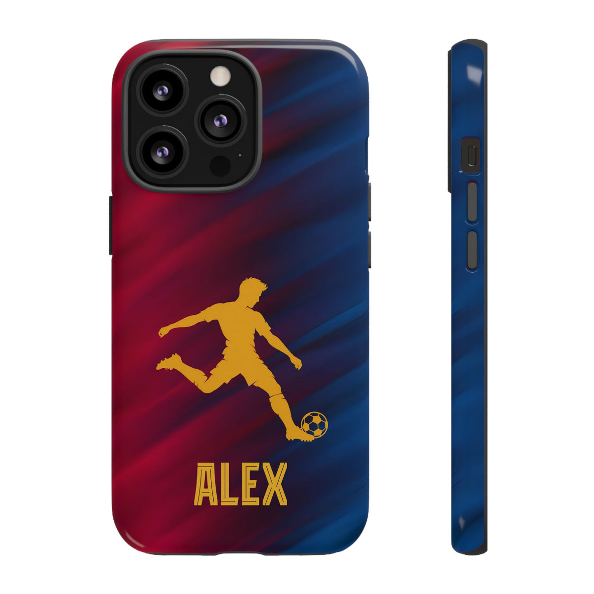 Personalized Football Phone Case - Custom Name Soccer Case - iPhone & Samsung Cover - Soccer Fan Gift