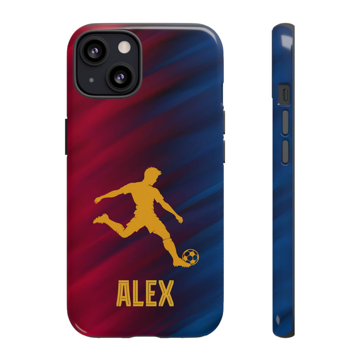 Personalized Football Phone Case - Custom Name Soccer Case - iPhone & Samsung Cover - Soccer Fan Gift