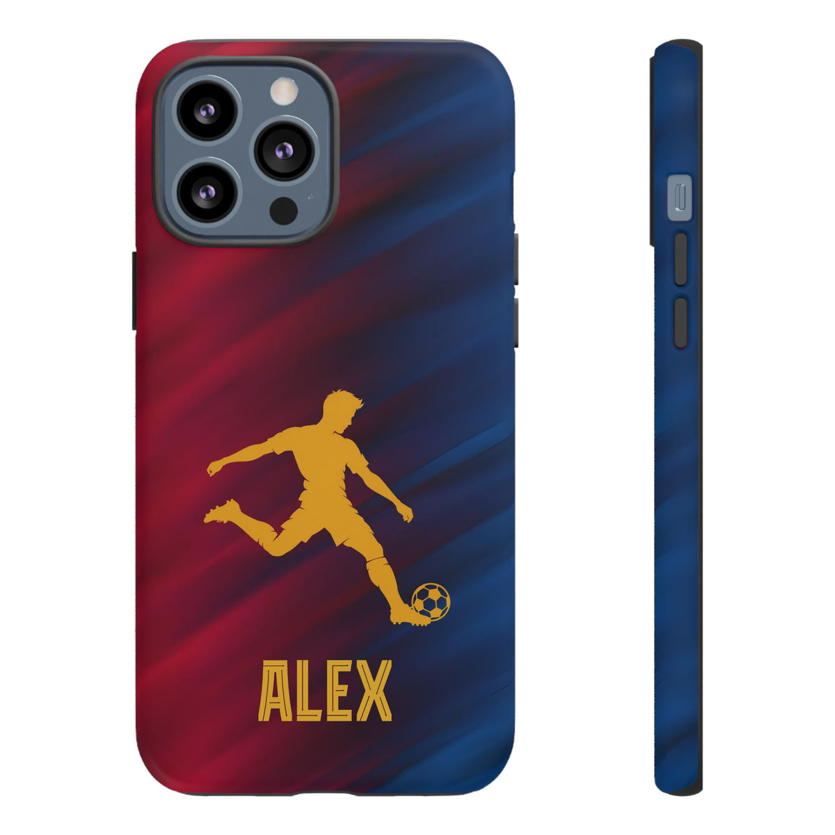 Personalized Football Phone Case - Custom Name Soccer Case - iPhone & Samsung Cover - Soccer Fan Gift