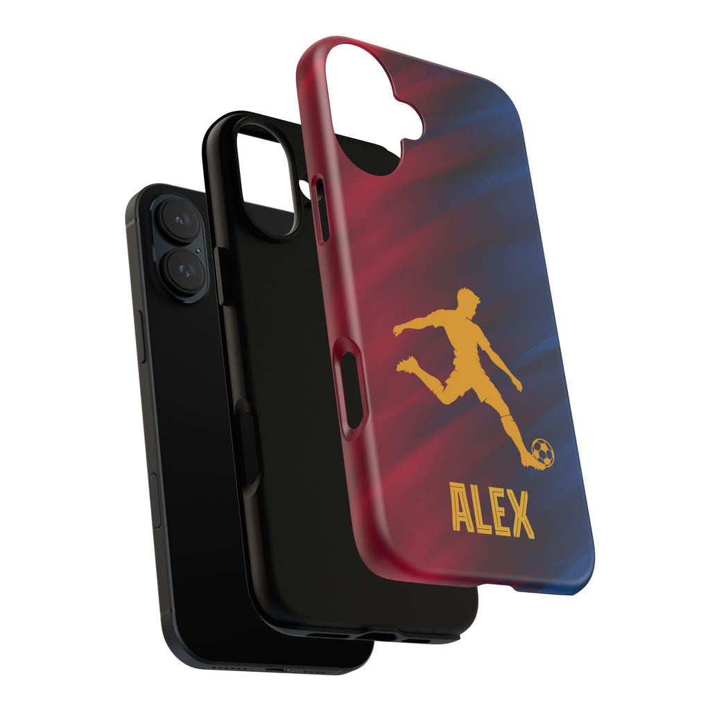 Personalized Football Phone Case - Custom Name Soccer Case - iPhone & Samsung Cover - Soccer Fan Gift