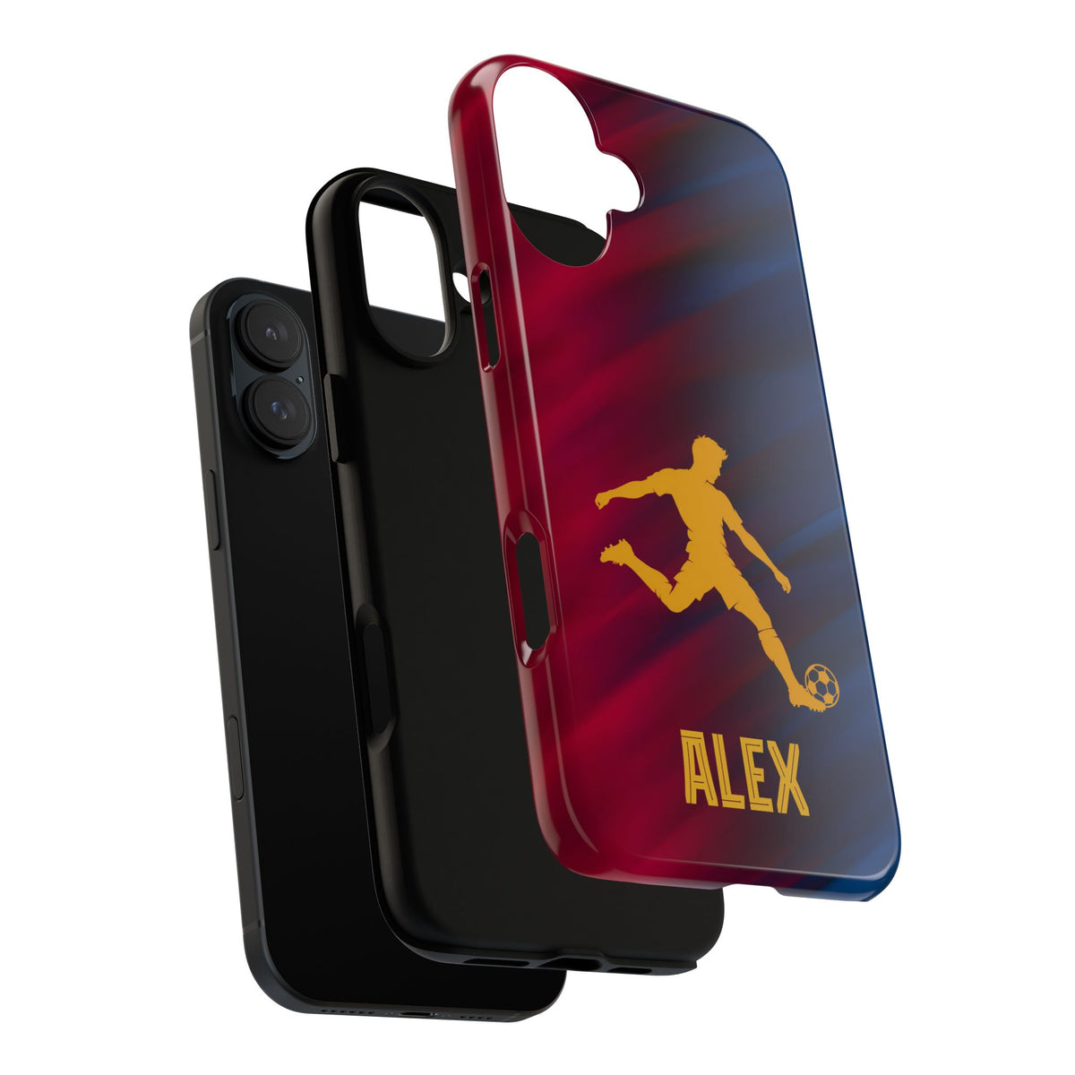 Personalized Football Phone Case - Custom Name Soccer Case - iPhone & Samsung Cover - Soccer Fan Gift