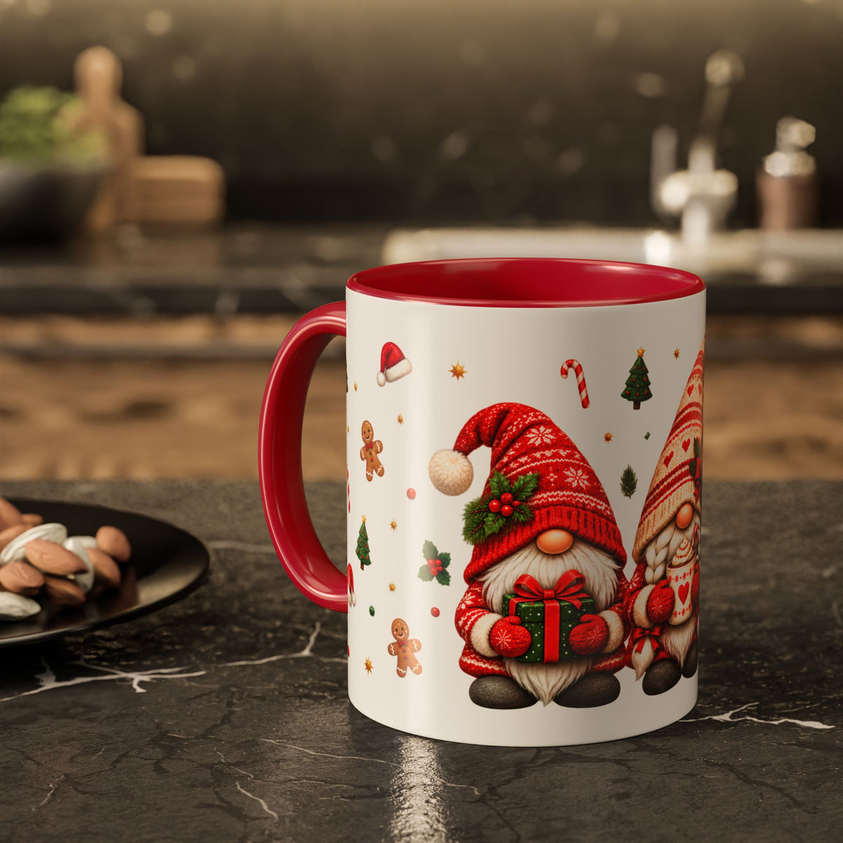 Christmas Gnome Mug – Festive Holiday Nordic Gnome Design