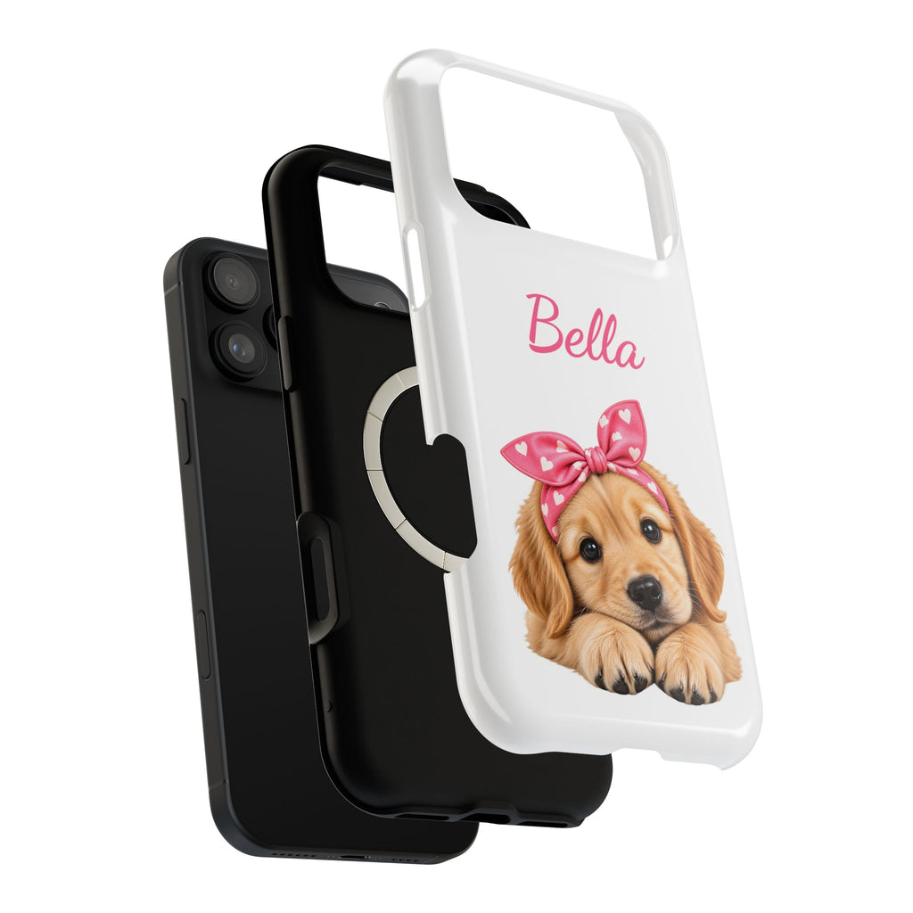 Personalized Dog Phone Case – Custom Pet MagSafe Compatible Phone Cover – Gift for Dog Lovers