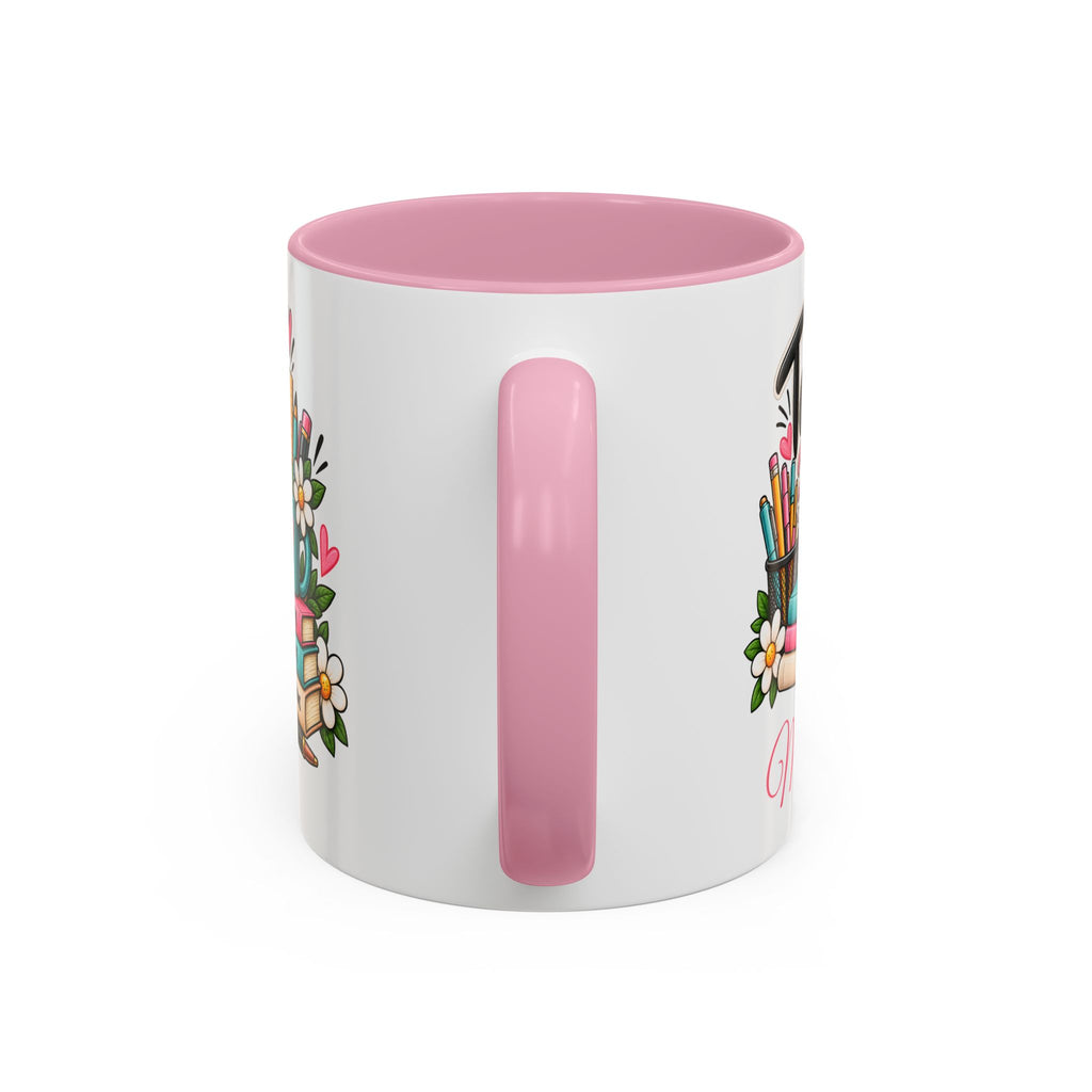 Teacher Planner Coffee Mug — Pink Interior 11oz/15oz