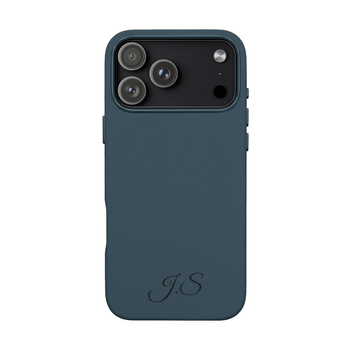 Personalized Leather Phone Case - Engraved PU Leather Phone Case – Personalized Initials (Monogram)